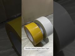 شريط لاصق طويل الخيوط مزدوج الوجه شبكي من ألياف الزجاج لشريط السجاد