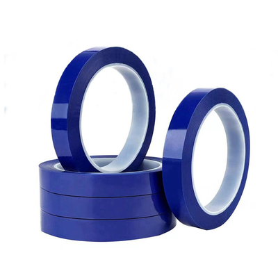 شراء الشريط المقاوم لدرجات الحرارة العالية فيلم البوليستر الزرقاء PET سميكة 0.05mm التصنيع عبر الإنترنت