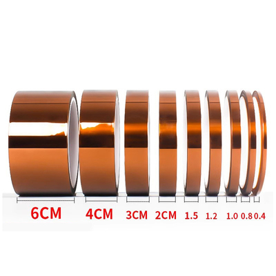 شراء PI Kapton Amber بدون بقايا شريط عازل مقاوم للحرارة التصنيع عبر الإنترنت