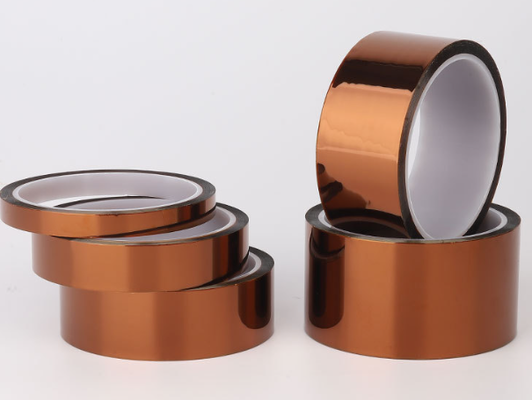 شراء شريط 50μm Polyimide PI مع ملصق السيليكون ، مقاوم لدرجات الحرارة العالية حتى 260 °C تصنيع عبر الإنترنت