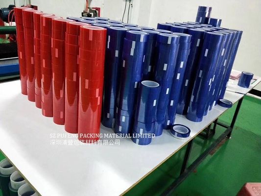 شراء شريط لاصق مقاوم للحرارة 66 م 220 درجة ، شريط إخفاء بوليستر حساس للضغط online manufacture