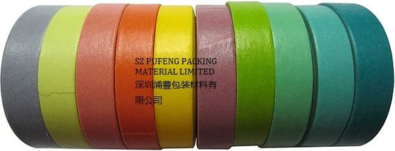 شراء 36mmx55m اخفاء الشريط اللاصق ، أشرطة اخفاء الضغط الحساسة لطلاء اخفاء لون الشريط online manufacture