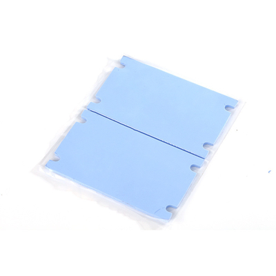 0.3~10mm 2.5W/m·K اللون الأزرق LED عزل الضوء ورقة السيليكون