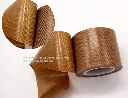 شريط PTFE ذاتي اللصق مقاوم للحرارة العالية باللون البني 0.13 مم